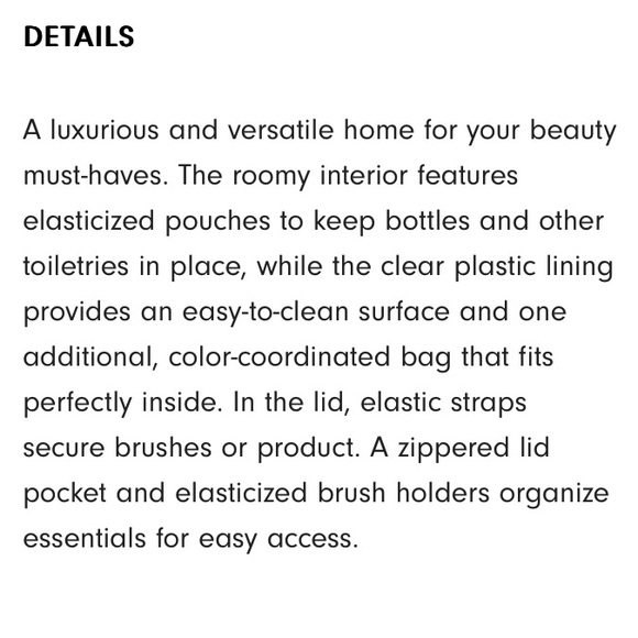 Stephanie Johnson Belize Jenny train case-NEW-interior bag not included-NWT - Picture 2 of 16